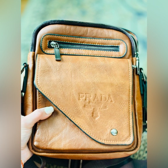 Genuine Leather Messenger Bag - Picture 6 of 6